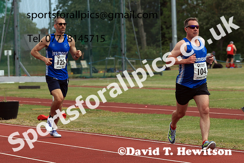 1500 metres, 2025 NEMAA Track and Field, Monkton. Photo: David T. Hewitson/Sports for All Pics